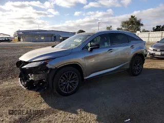 2022 Lexus RX with VIN 2T2YZMDA2NC355375, listed as a Copart auction lot 44541235 with 24,135 mi miles and Salvage Title. Bid and sale history available at carsss.com. Image 1.