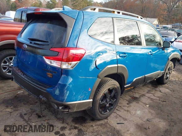 2022 Subaru Forester Wilderness with VIN JF2SKAMC8NH410858, listed as a IAAI auction lot 41086138 with 42,737 mi miles. Bid and sale history available at carsss.com. Image 4.