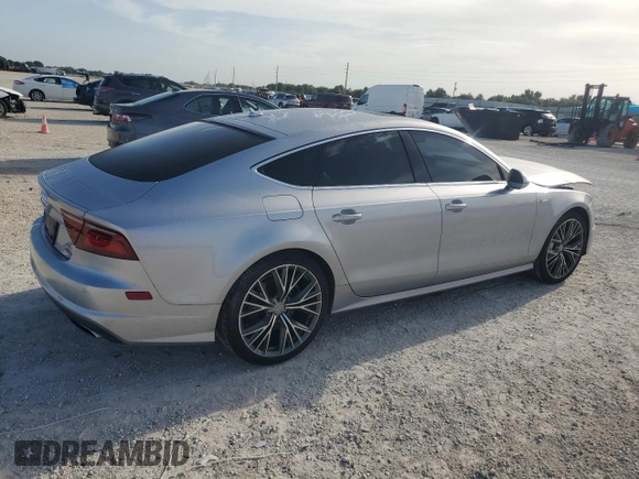2018 Audi A7 Prestige with VIN WAU23AFC5JN085894, listed as a Copart auction lot 64087654 with 85,482 mi miles and Non Repairable. Bid and sale history available at carsss.com. Image 3.