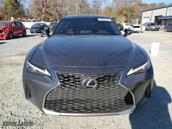 2022 Lexus IS with VIN JTHDA1D24N5120621, listed as a Copart auction lot 83882374 with 19,666 mi miles and Salvage Title. Bid and sale history available at carsss.com. Image 5.