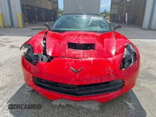 2016 Chevrolet Corvette 1LT with VIN 1G1YB2D75G5104618, listed as a Copart auction lot 62135955 with 72,712 mi miles and Salvage title. Bid and sale history available at DreamBid. Image 5.