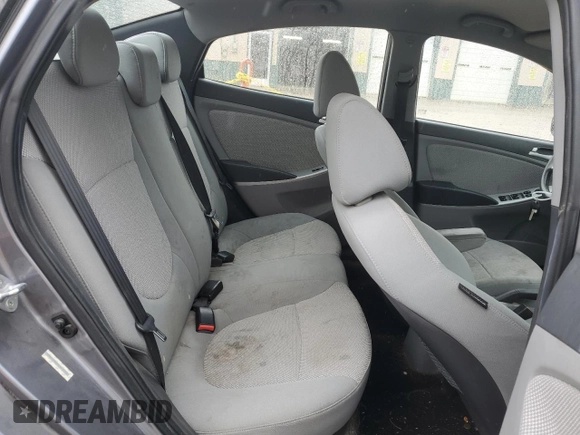 2014 Hyundai Accent GLS with VIN KMHCT4AE2EU649753, listed as a Copart auction lot 55332565 with 100,215 mi miles and Clean Title. Bid and sale history available at carsss.com. Image 10.
