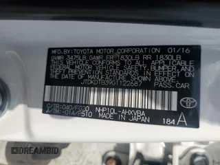 2016 Toyota Prius One with VIN JTDKDTB39G1122687, listed as a Copart auction lot 53061105 with 138,685 mi miles and Clean Title. Bid and sale history available at DreamBid. Image 12.