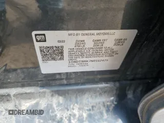 2022 Cadillac CT5 Premium Luxury z VIN 1G6DT5RK7N0112475, wystawiony jako Copart lot #52362675 z przebiegiem 77 752 mil mil oraz Szkody całkowita. Historia ofert i sprzedaży dostępna na DreamBid. Obrazek 12.