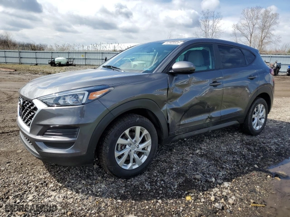 2021 Hyundai Tucson SE with VIN KM8J23A45MU308406, listed as a Copart auction lot 52585635 with 69,205 mi miles and Salvage Title. Bid and sale history available at carsss.com. Image 1.