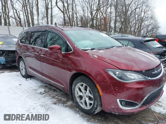2017 Chrysler Pacifica Touring L Plus with VIN 2C4RC1EG6HR652908, listed as a IAAI auction lot 41381104 with 82,186 mi miles and . Bid and sale history available at DreamBid. Image 1.