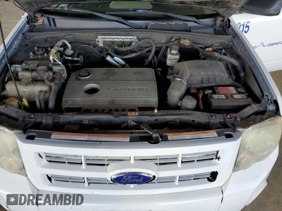2011 Ford Escape Hybrid z VIN 1FMCU4K34BKC19594, wystawiony jako Copart lot #49479845 z przebiegiem 399 809 mil mil oraz Szkoda całkowita • Salvage title. Historia ofert i sprzedaży dostępna na DreamBid. Obrazek 12.