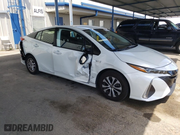 2022 Toyota Prius LE with VIN JTDKAMFP4N3197665, listed as a Copart auction lot 57339955 with 61,063 mi miles and Salvage title. Bid and sale history available at DreamBid. Image 4.