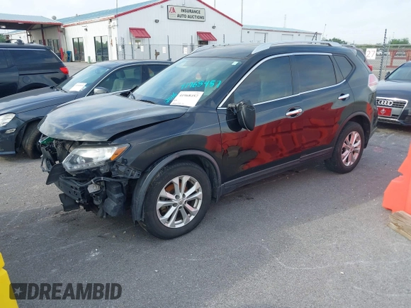2016 Nissan Rogue SV with VIN KNMAT2MT9GP614414, listed as a IAAI auction lot 41968457 with 252,533 mi miles and . Bid and sale history available at carsss.com. Image 17.