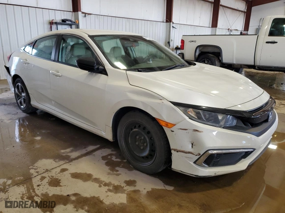 2019 Honda Civic Sedan LX with VIN 2HGFC2F6XKH604454, listed as a Copart auction lot 47234695 with 128,095 mi miles and Salvage Title. Bid and sale history available at carsss.com. Image 4.