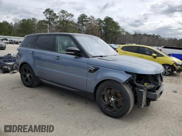 2018 Land Rover Range Rover Sport HSE with VIN SALWR2RV3JA189547, listed as a Copart auction lot 47369325 with 112,741 mi miles and Salvage Title. Bid and sale history available at carsss.com. Image 4.