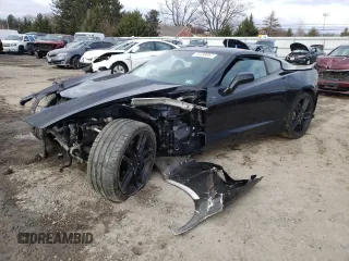 2019 Chevrolet Corvette 1LT with VIN 1G1YB2D77K5117427, listed as a Copart auction lot 72238952 with 11,692 mi miles. Bid and sale history available at carsss.com. Image 1.