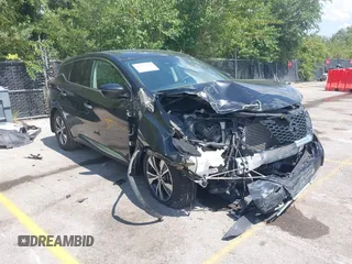2020 Nissan Murano S with VIN 5N1AZ2AJ9LN174035, listed as a IAAI auction lot 40223234 with 66,060 mi miles and . Bid and sale history available at DreamBid. Image 1.