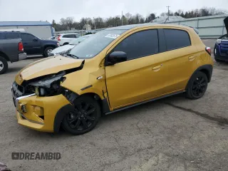 2023 Mitsubishi Mirage Black Edition z VIN ML32AWHJ7PH003272, wystawiony jako Copart lot #52602675 z przebiegiem 26 712 mil mil oraz Szkoda całkowita • Salvage title. Historia ofert i sprzedaży dostępna na DreamBid. Obrazek 1.