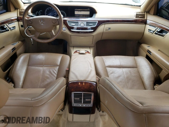 2007 Mercedes-Benz S 550 with VIN WDDNG86X87A115685, listed as a Copart auction lot 51022645 with 101,891 mi miles and Salvage Title. Bid and sale history available at DreamBid. Image 8.