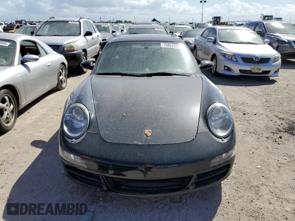 2008 Porsche 911 Carrera S with VIN WP0AB29978S732198, listed as a Copart auction lot 76882424 with Not Provided miles and Salvage Title. Bid and sale history available at carsss.com. Image 5.