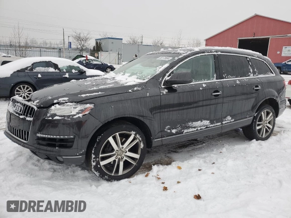 2014 Audi Q7 3.0L with VIN WA1CGCFE6ED017070, listed as a Copart auction lot 86173654 with 199,811 mi miles and Salvage Title. Bid and sale history available at carsss.com. Image 1.