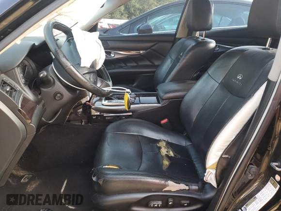 2012 Infiniti M with VIN JN1BY1AR4CM393490, listed as a Copart auction lot 60292295 with 322,907 mi miles and Salvage title. Bid and sale history available at DreamBid. Image 7.