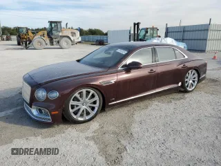 2021 Bentley Flying Spur W12 with VIN SCBBB6ZG9MC084879, listed as a Copart auction lot 79142424 with Not Provided miles and Salvage Title. Bid and sale history available at DreamBid. Image 1.