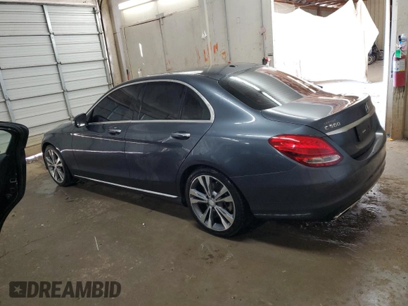 2015 Mercedes-Benz C 300 with VIN 55SWF4JB1FU075797, listed as a Copart auction lot 49870755 with 93,838 mi miles and Salvage Title. Bid and sale history available at carsss.com. Image 2.