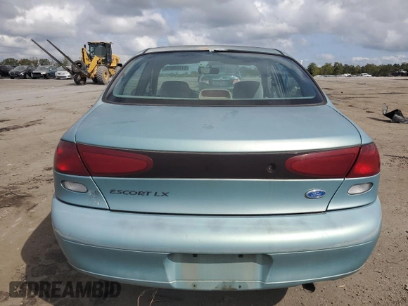 1997 Ford Escort LX with VIN 1FALP13P2VW182592, listed as a Copart auction lot 75612734 with 84,806 mi miles and Salvage Title. Bid and sale history available at carsss.com. Image 6.