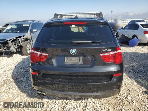 2014 BMW X3 xDrive35i with VIN 5UXWX7C58E0E82196, listed as a Copart auction lot 84870074 with 110,254 mi miles and Salvage Title. Bid and sale history available at DreamBid. Image 6.