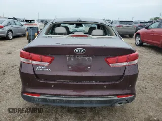 2018 Kia Optima LX with VIN 5XXGT4L34JG254135, listed as a Copart auction lot 59847805 with 120,901 mi miles and Salvage title. Bid and sale history available at DreamBid. Image 6.