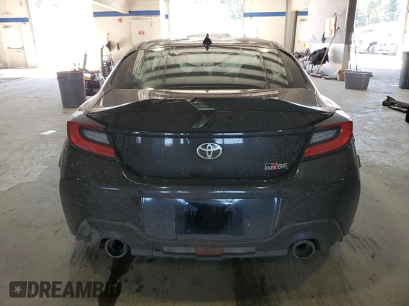 2022 Toyota GR86 Premium with VIN JF1ZNBF18N8758073, listed as a Copart auction lot 77229144 with 15,586 mi miles and Salvage Title. Bid and sale history available at carsss.com. Image 6.