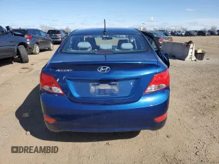 2015 Hyundai Accent GLS with VIN KMHCT4AE5FU821632, listed as a Copart auction lot 51219595 with 67,365 mi miles and Salvage Title. Bid and sale history available at carsss.com. Image 6.