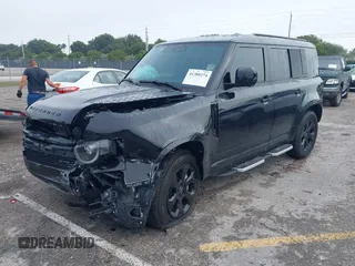 2023 Land Rover Defender X-Dynamic SE with VIN SALE27EU3P2185303, listed as a IAAI auction lot 41388274 with 18,803 mi miles and . Bid and sale history available at DreamBid. Image 2.