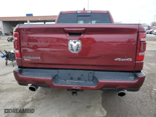 2021 Ram 1500 Laramie with VIN 1C6SRFJT9MN683066, listed as a Copart auction lot 46427025 with 22,060 mi miles and Salvage Title. Bid and sale history available at carsss.com. Image 6.