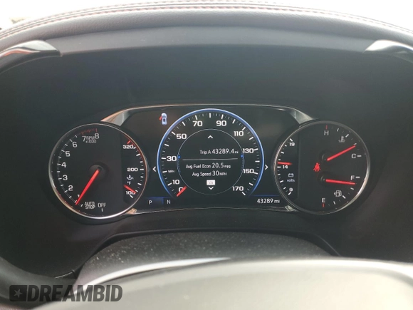 2022 Chevrolet Blazer RS с VIN 3GNKBERS8NS218666, выставлен на аукционе Copart как лот 52580525 с пробегом 43 289 миль миль и Списание • Salvage title. История ставок и продаж доступна на DreamBid. Изображение 9.