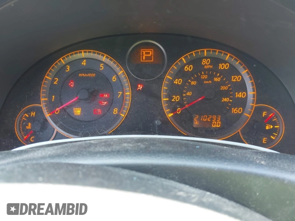 2005 Infiniti G35 with VIN JNKCV51E75M225441, listed as a IAAI auction lot 42223278 with 210,293 mi miles and . Bid and sale history available at DreamBid. Image 7.