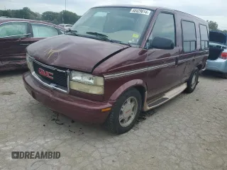 2003 GMC Safari z VIN 1GDEL19XX3B510573, wystawiony jako Copart lot #68429614 z przebiegiem Nie podano mil oraz Szkody całkowita. Historia ofert i sprzedaży dostępna na DreamBid. Obrazek 1.