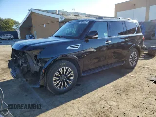 2022 Nissan Armada SL with VIN JN8AY2BA3N9392171, listed as a Copart auction lot 81129714 with 64,987 mi miles and Clean Title. Bid and sale history available at carsss.com. Image 1.