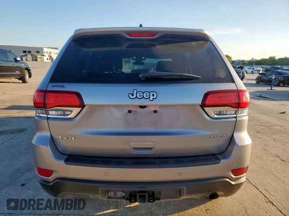 2021 Jeep Grand Cherokee Laredo E with VIN 1C4RJFAG1MC817601, listed as a Copart auction lot 56421195 with 91,292 mi miles and Salvage title. Bid and sale history available at DreamBid. Image 6.