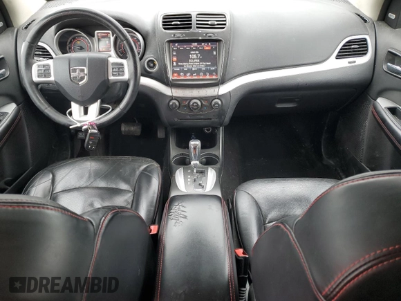 2017 Dodge Journey GT with VIN 3C4PDDEG6HT596598, listed as a Copart auction lot 52313645 with 175,783 mi miles and Salvage Title. Bid and sale history available at DreamBid. Image 8.