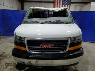 2023 GMC Savana Cargo Van with VIN 1GTW7AFP1P1138957, listed as a Copart auction lot 83101944 with 16,124 mi miles and Salvage Title. Bid and sale history available at carsss.com. Image 5.