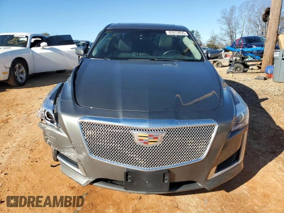2017 Cadillac CTS Luxury AWD with VIN 1G6AX5SX9H0133510, listed as a Copart auction lot 87673055 with 106,797 mi miles and Salvage title. Bid and sale history available at DreamBid. Image 5.