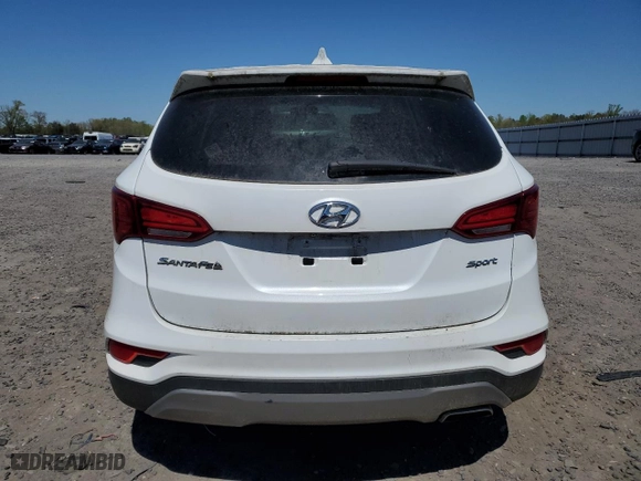 2017 Hyundai Santa Fe Sport 2.4L with VIN 5NMZT3LB0HH011220, listed as a Copart auction lot 53560215 with 133,086 mi miles and Clean Title. Bid and sale history available at carsss.com. Image 6.