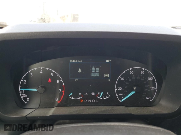 2023 Ford Maverick XL with VIN 3FTTW8F92PRA79438, listed as a Copart auction lot 60833495 with 18,424 mi miles and Clean title. Bid and sale history available at DreamBid. Image 9.