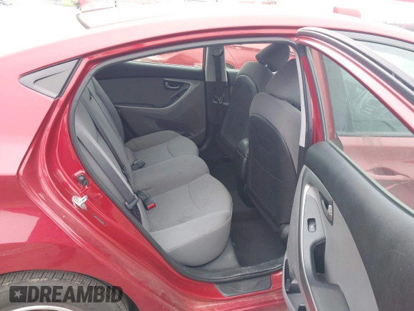 2015 Hyundai Elantra SE with VIN 5NPDH4AE4FH581879, listed as a IAAI auction lot 41468138 with 116,296 mi miles. Bid and sale history available at carsss.com. Image 8.