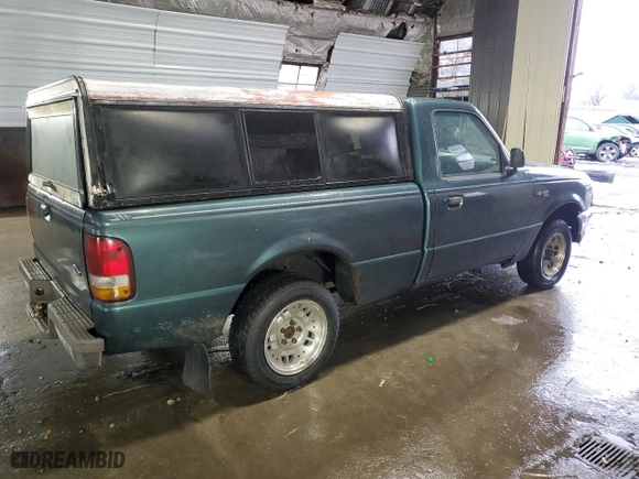 1995 Ford Ranger Splash with VIN 1FTCR10A8STA46131, listed as a Copart auction lot 83876724 with 117,400 mi miles and Salvage Title. Bid and sale history available at carsss.com. Image 3.