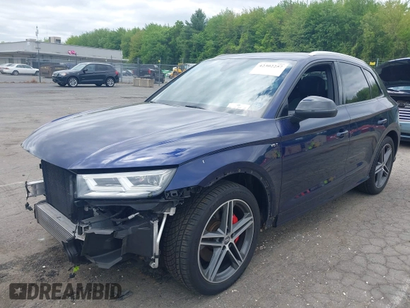 2018 Audi SQ5 Prestige with VIN WA1C4AFY6J2102360, listed as a IAAI auction lot 42302257 with 74,421 mi miles and . Bid and sale history available at DreamBid. Image 17.