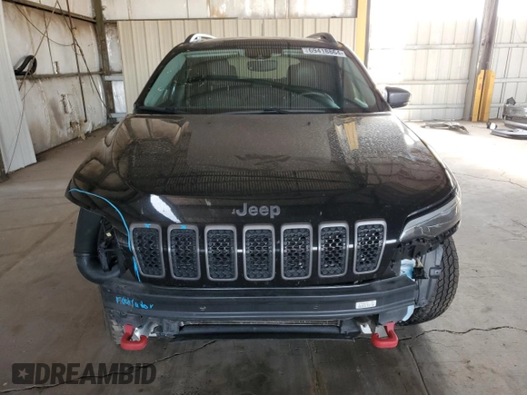 2019 Jeep Cherokee Trailhawk Elite с VIN 1C4PJMBN6KD177840, выставлен на аукционе Copart как лот 69418864 с пробегом 72 310 миль миль и Списание • Salvage title. История ставок и продаж доступна на DreamBid. Изображение 5.