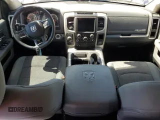 2018 Ram 1500 SLT with VIN 1C6RR7GG7JS247280, listed as a Copart auction lot 56321714 with 92,296 mi miles and Salvage title. Bid and sale history available at DreamBid. Image 8.