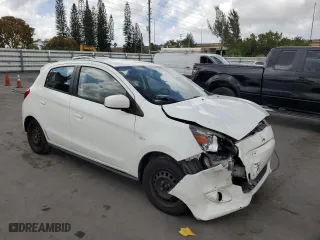 2015 Mitsubishi Mirage DE with VIN ML32A3HJ1FH046423, listed as a Copart auction lot 51739975 with 112,287 mi miles and Salvage Title. Bid and sale history available at carsss.com. Image 4.
