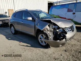 2012 Nissan Rogue S with VIN JN8AS5MVXCW716959, listed as a Copart auction lot 46670865 with 136,133 mi miles and Salvage Title. Bid and sale history available at DreamBid. Image 4.