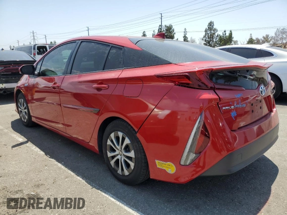2022 Toyota Prius LE with VIN JTDKAMFPXN3205946, listed as a Copart auction lot 61076595 with 63,492 mi miles and Salvage title. Bid and sale history available at DreamBid. Image 2.