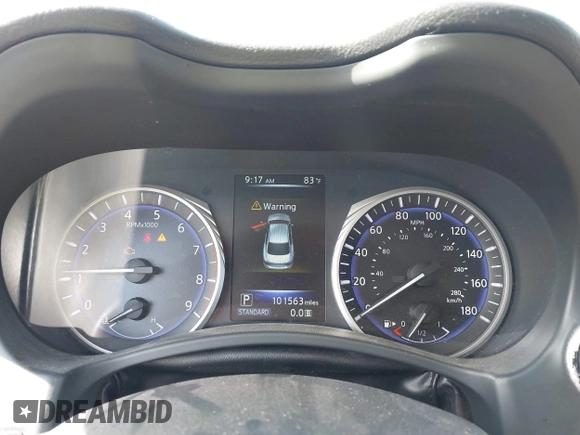 2017 Infiniti Q50 Premium with VIN JN1EV7AP4HM740380, listed as a IAAI auction lot 42593516 with 101,563 mi miles and . Bid and sale history available at DreamBid. Image 7.